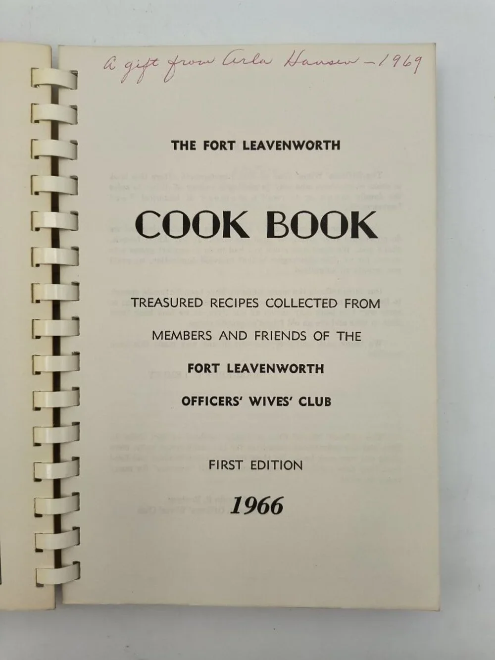 Fort Leavenworth Officers’ Wives’ Club delightful vintage